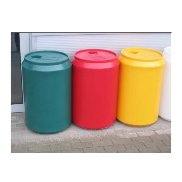 Pojemnik do segregacji odpadów w kształcie puszki Puszka 170l w różnych kolorach