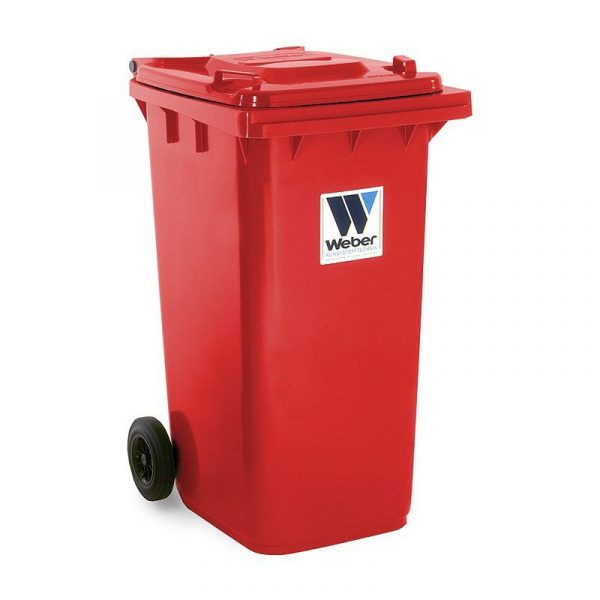 Pojemnik na odpady Weber 240l czerwony