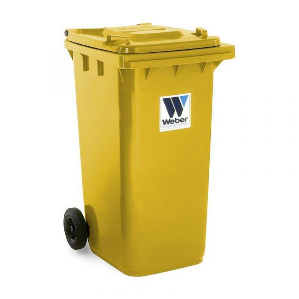Pojemnik na odpady Weber 240l żółty
