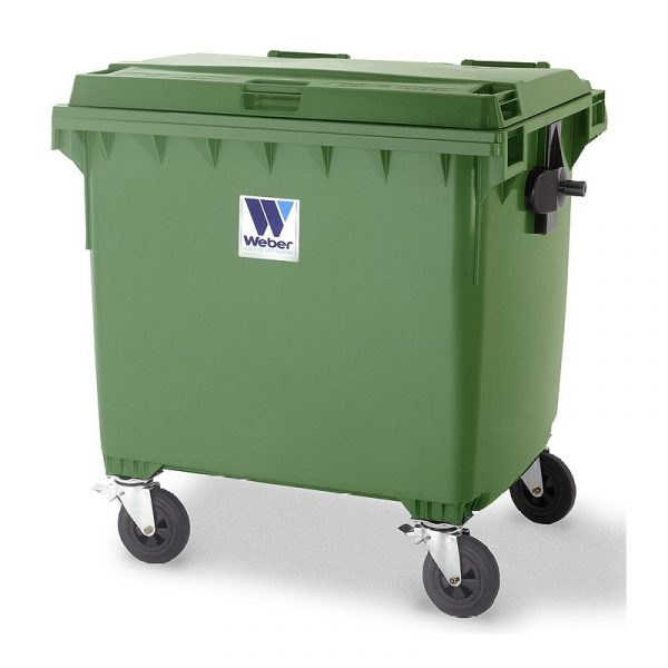 Pojemnik na odpady Weber 1100l zielony