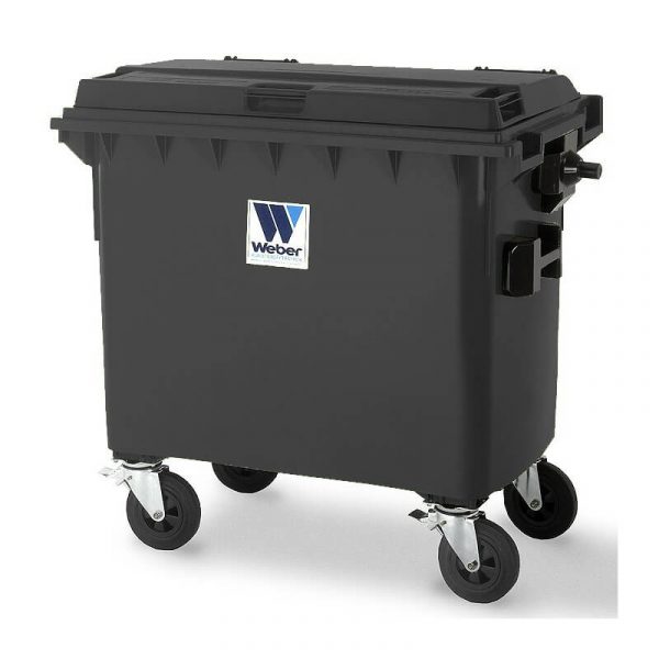 Pojemnik na odpady Weber 660l grafitowy