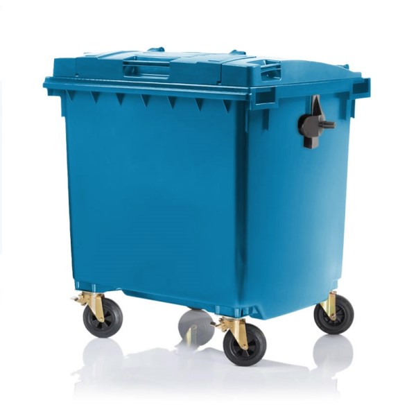 Pojemnik na odpady Weber 1100l pokrywa w pokrywie niebieski